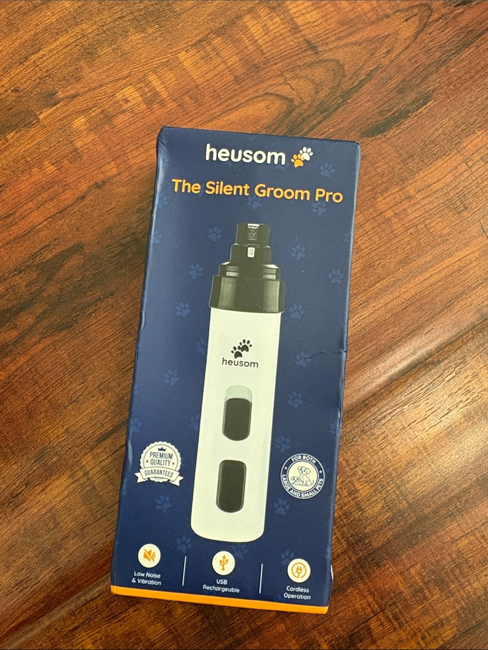 New Heusom The Silent Groom Pro Grooming Trimmer - White